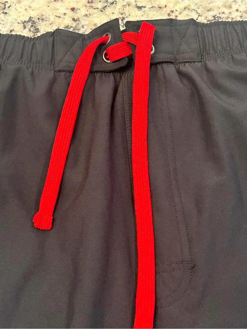 True Nation Men's Black Cargo Swim Board Shorts Lined 4XL NWT 4 Way Stretch